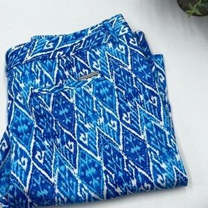 MICHAEL Michael Kors‎ Womens Blue Diamond Print Knee Length Bermuda Shorts
Sz 8